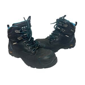 Helly Hansen Boots Women Bergen Black Work Steel Toe Composite Lace Up 8.5
